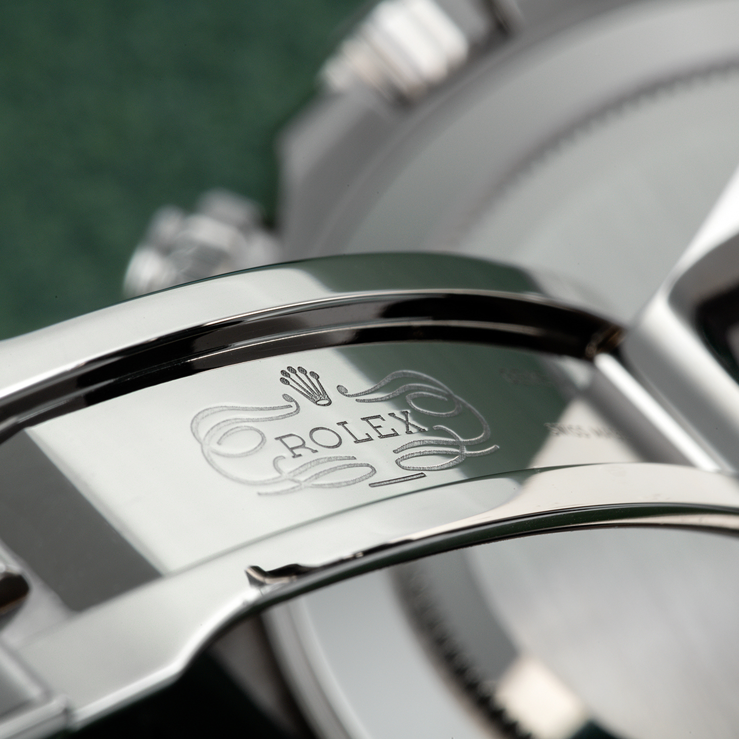 ⚡Big Discount-Rolex Daytona White Gold Steel Dial Oysterflex Strap 116519ln-0027