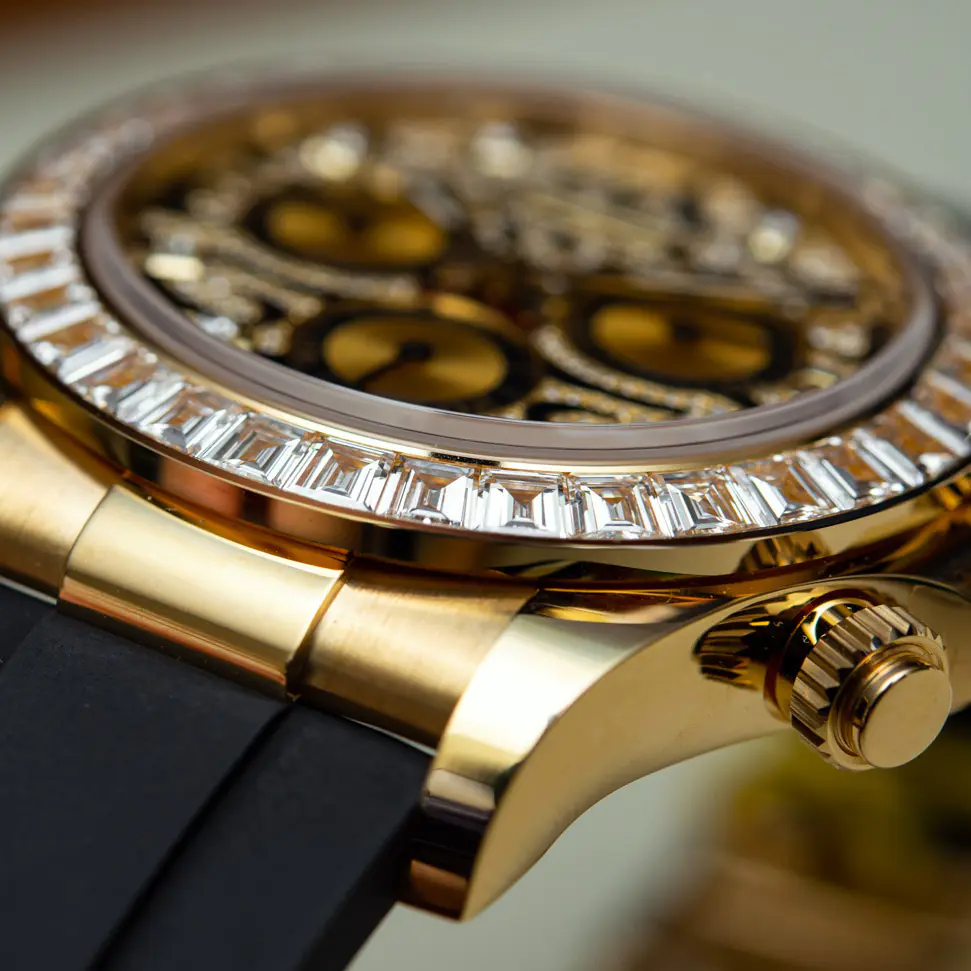 Rolex Cosmograph 116588TBR Daytona Yellow Gold Eye of Tiger 40mm