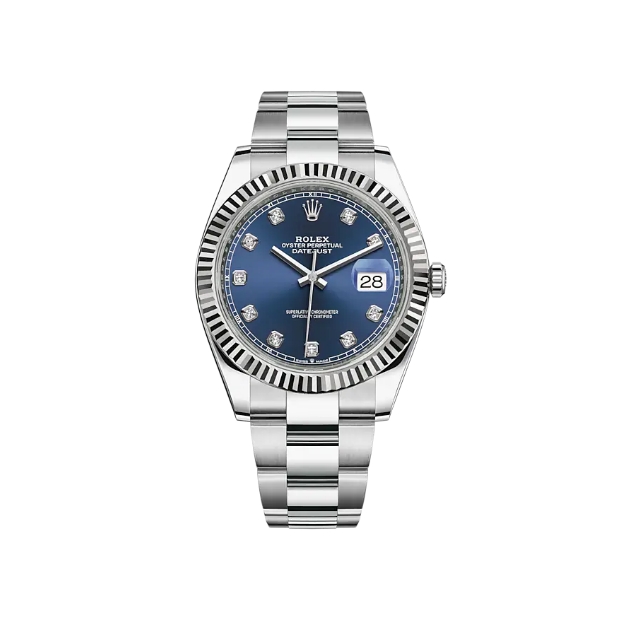 Rolex Datejust 41 Oystersteel Diamond-Set Dial m126334 Series