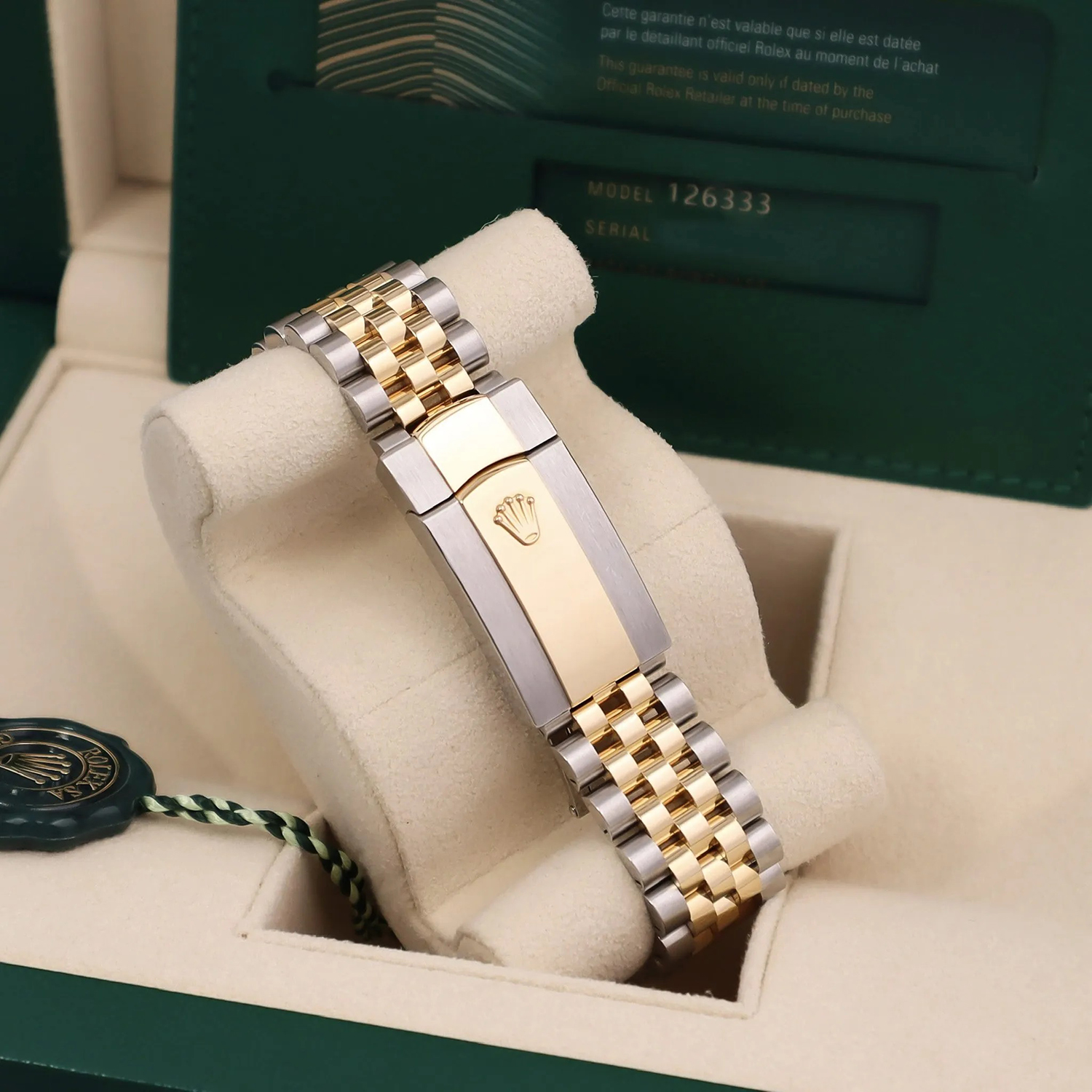 Rolex Datejust 41 Two Tone Oystersteel and yellow gold Black Dial 126333-0014