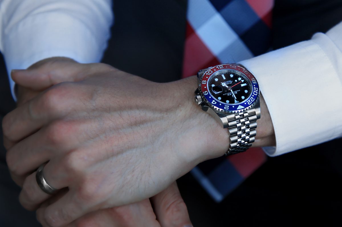 Rolex GMT Master II Pepsi Black Dial / Sprite Black Dial  / Batman Black Dial Stainless Steel Mens Watch 126710blro-0001  40mm