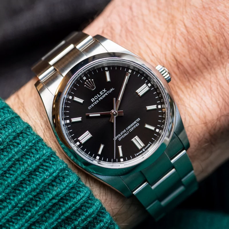 Rolex Oyster Perpetual 36 Black Dial Oyster Bracelet Watch 126000DONNA