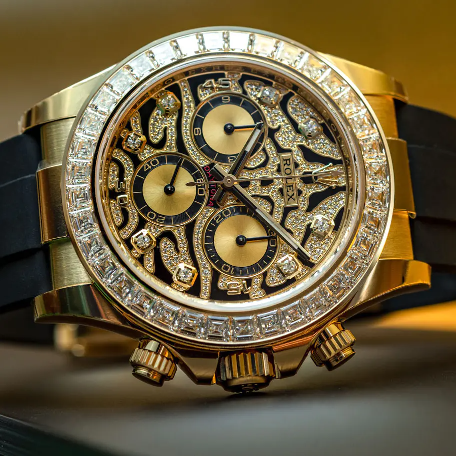 Rolex Cosmograph 116588TBR Daytona Yellow Gold Eye of Tiger 40mm