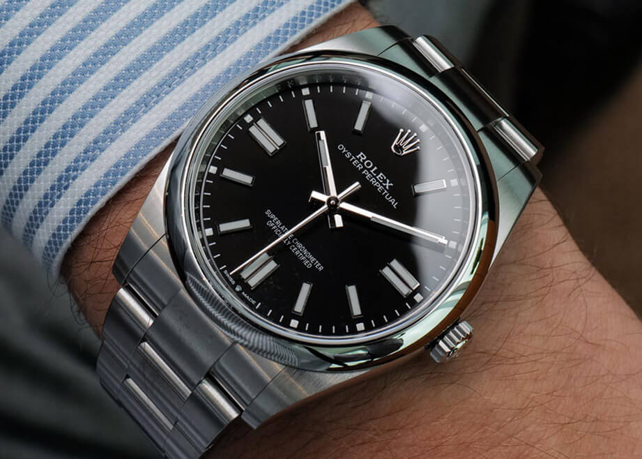 Rolex Oyster Perpetual 36 Black Dial Oyster Bracelet Watch 126000DONNA