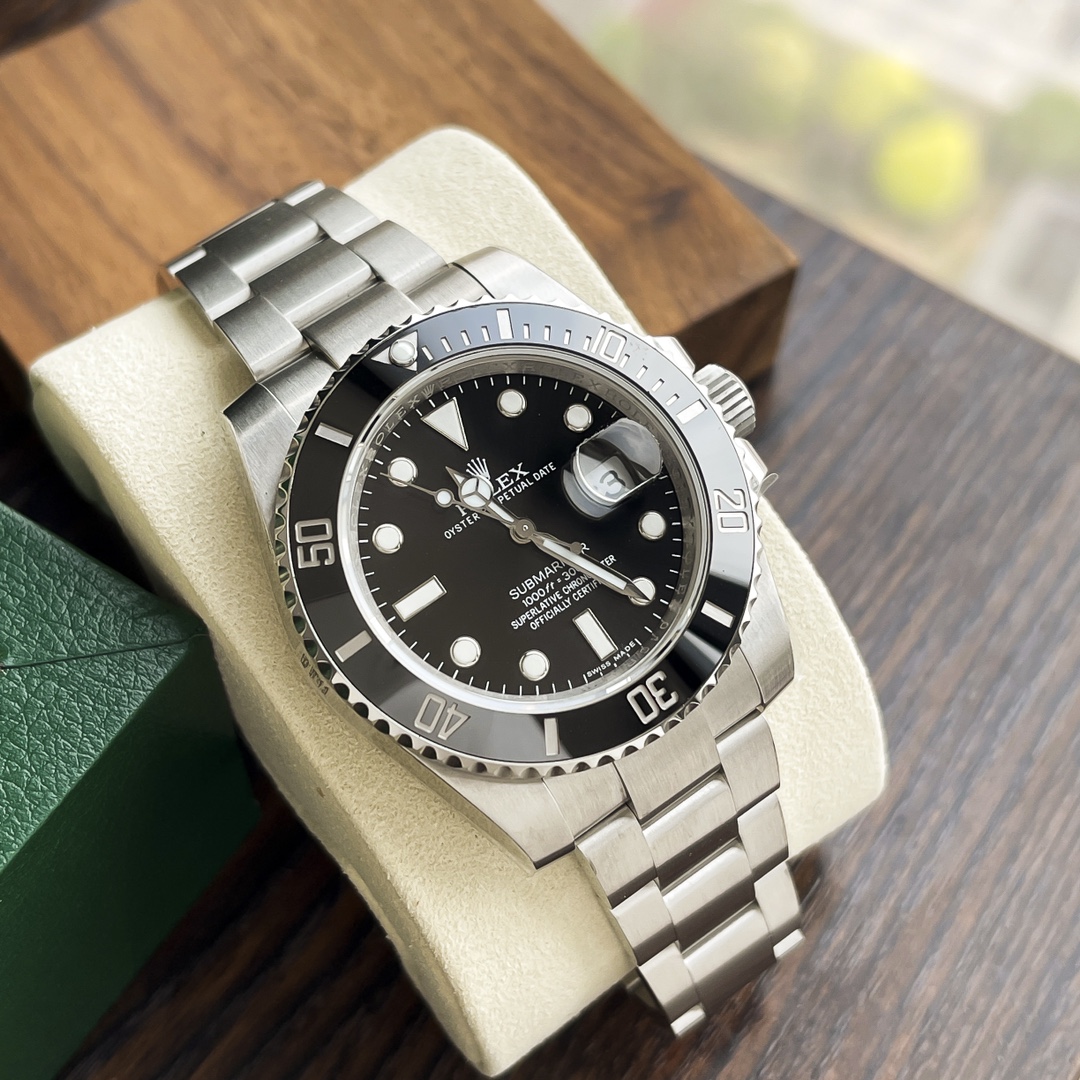 🔥Big Discount-Rolex Submariner Black Dial Men's Diving Watch 41mm