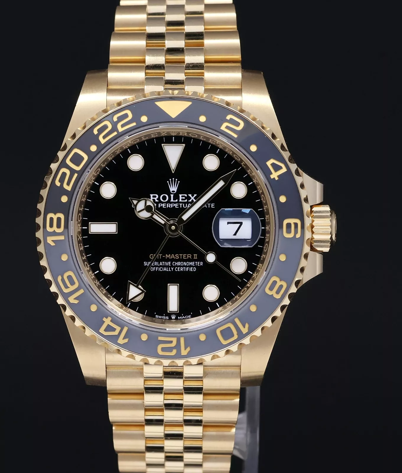 NEW Rolex GMT-Master II 18k Yellow Gold & Ceramic 40mm Jubilee Watch '24 126718