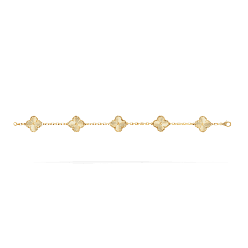 Vintage Alhambra bracelet, 5 motifs