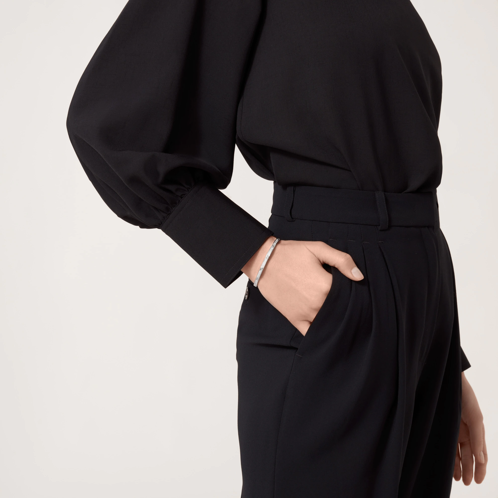 LOVE BRACELET, SMALL MODEL, PAVÉ