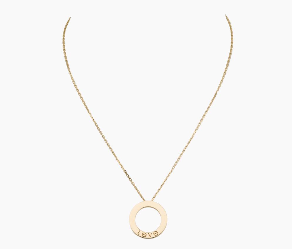 LOVE NECKLACE, 2 DIAMONDS