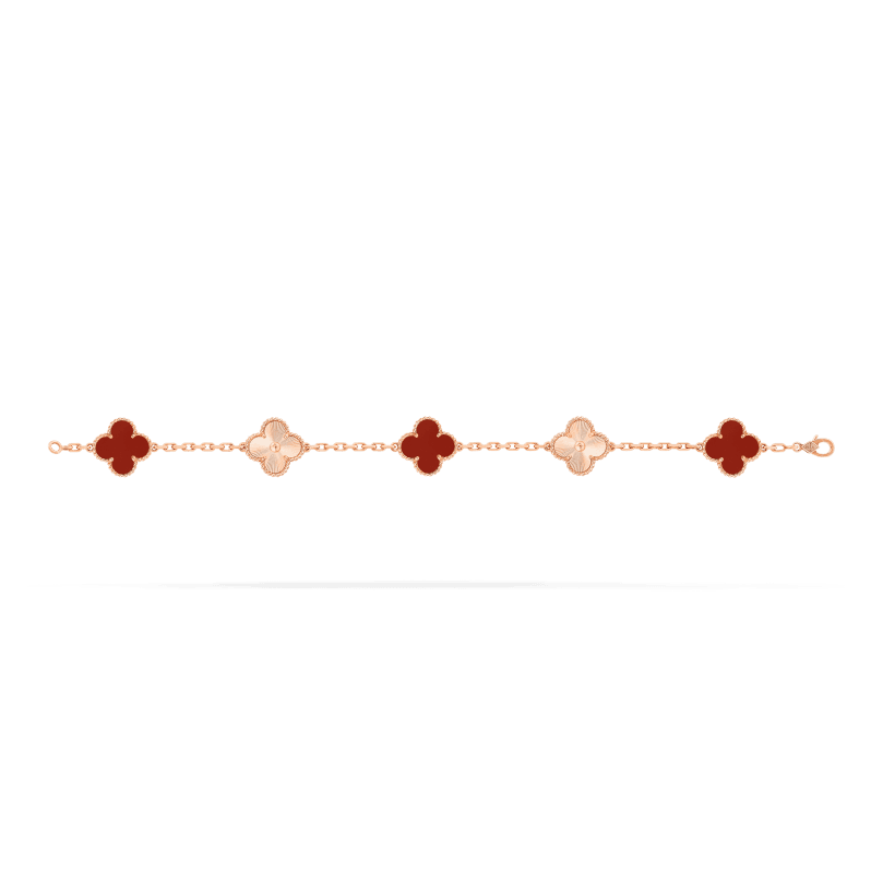 Vintage Alhambra bracelet, 5 motifs