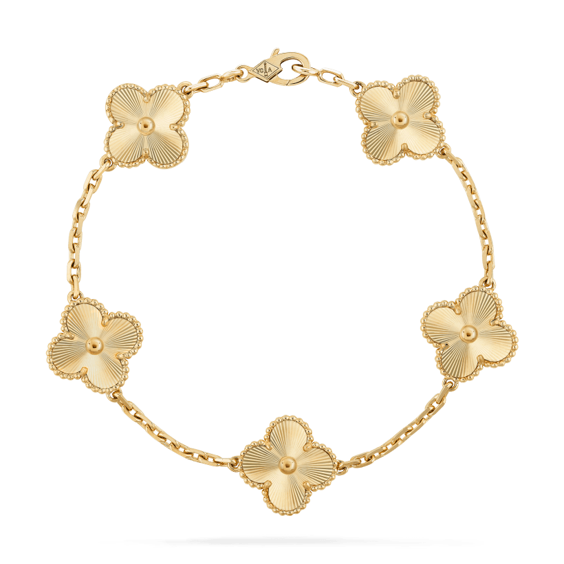 Vintage Alhambra bracelet, 5 motifs