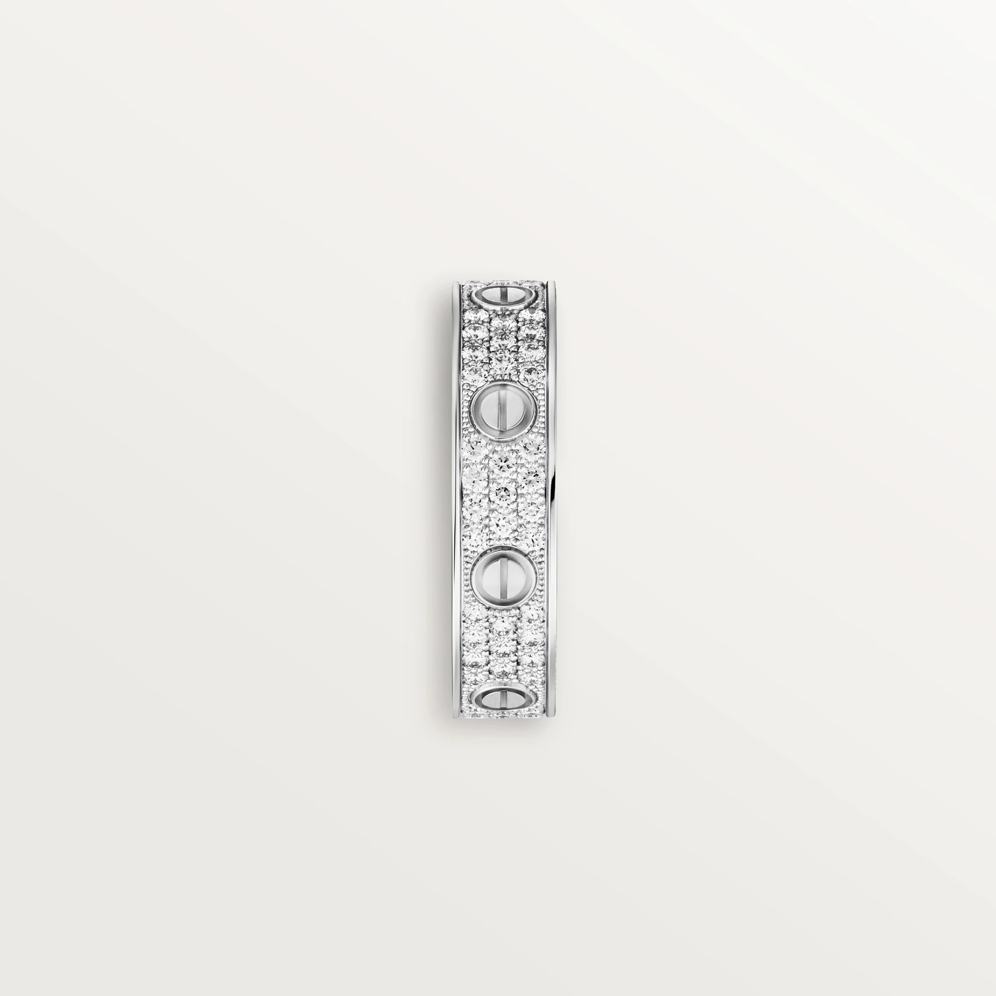 LOVE WEDDING BAND, DIAMOND-PAVED