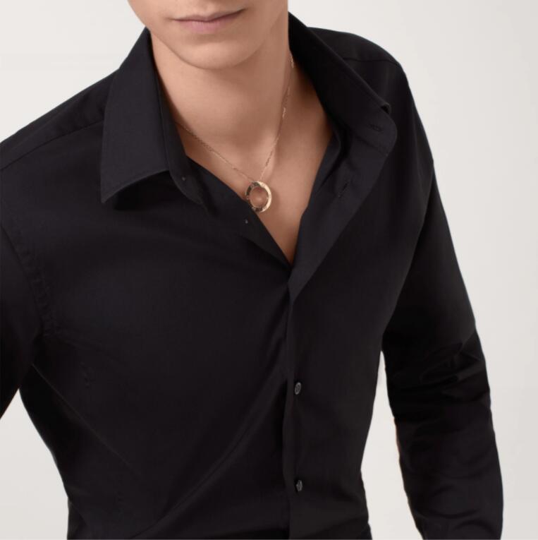 LOVE NECKLACE, 2 DIAMONDS