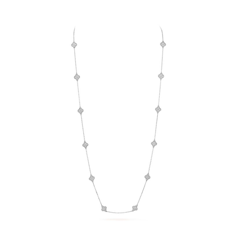 Sweet Alhambra long necklace, 16 motifs