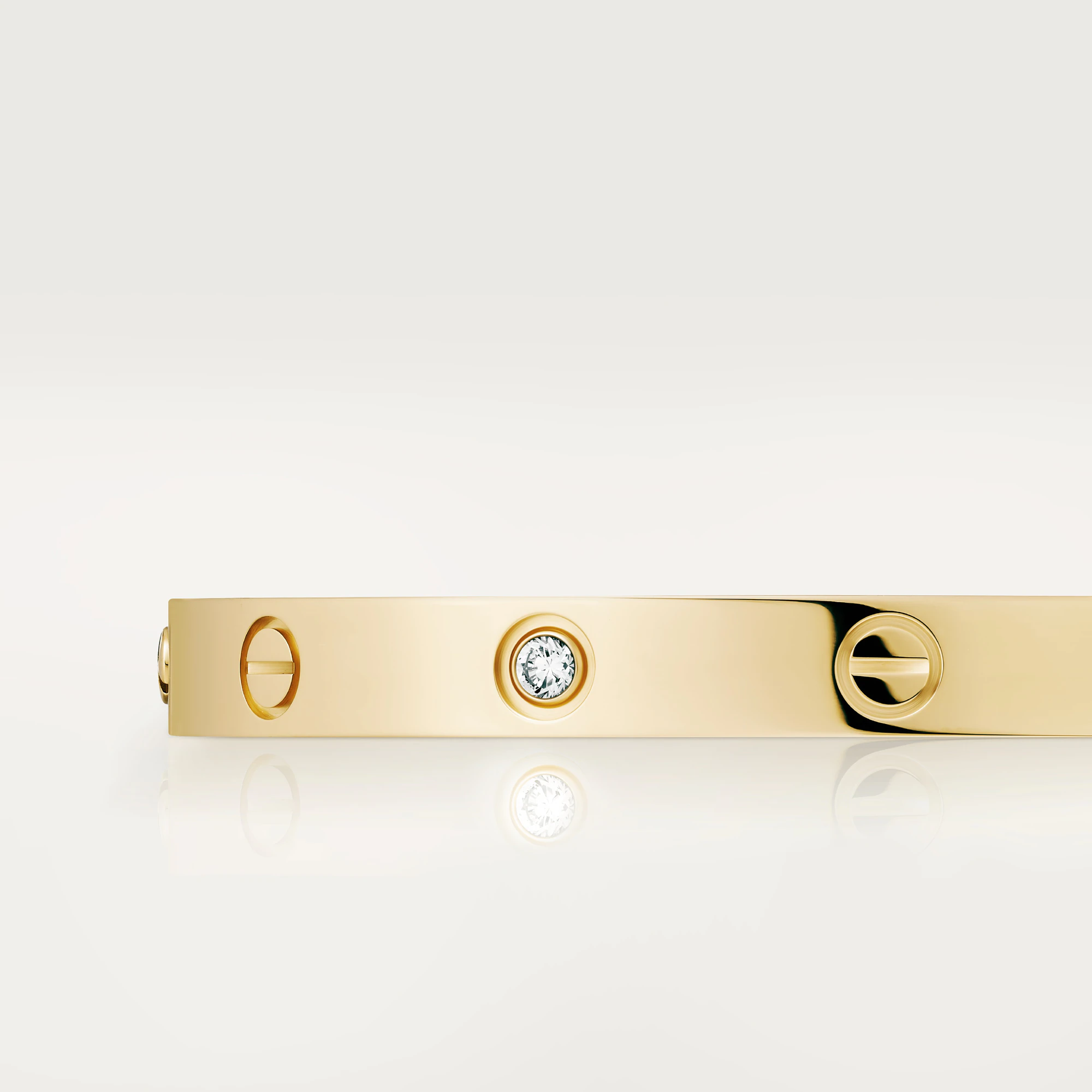 LOVE BRACELET, 4 DIAMONDS