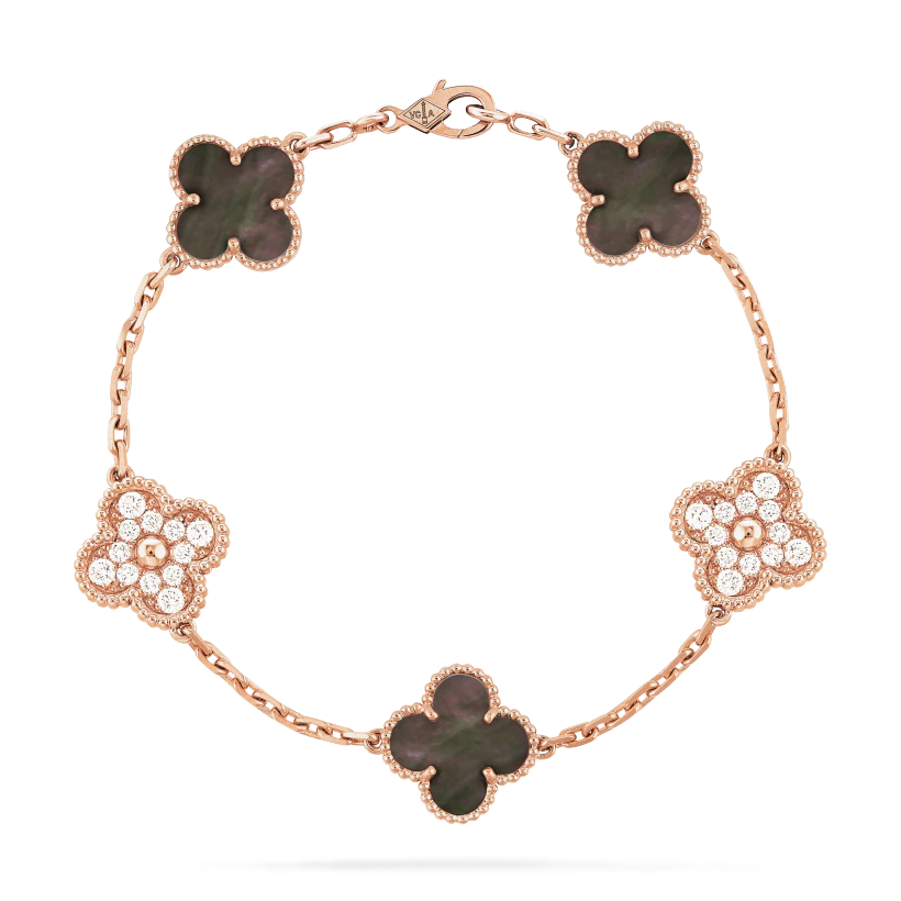 Vintage Alhambra bracelet, 5 motifs