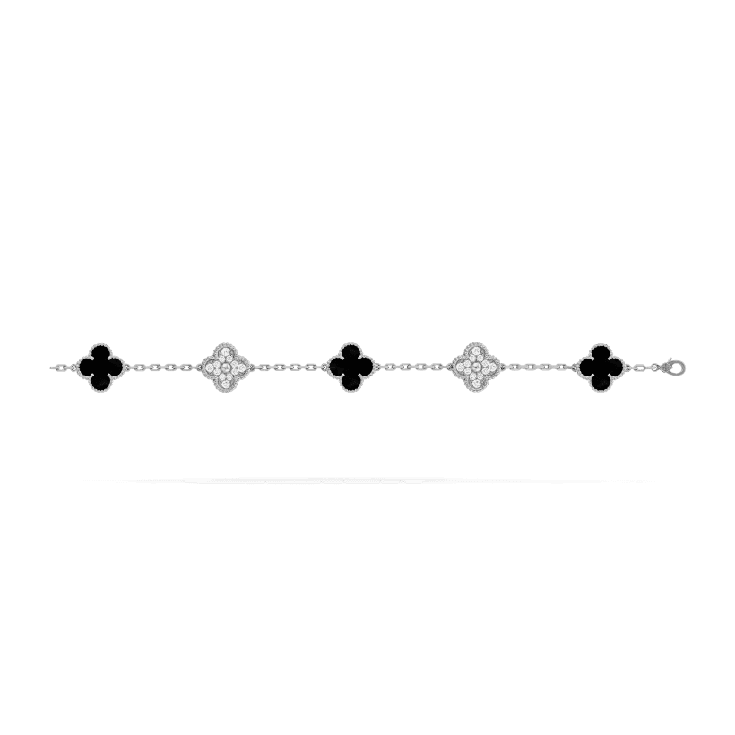 Vintage Alhambra bracelet, 5 motifs