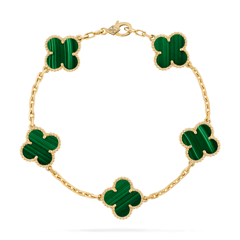 Vintage Alhambra bracelet, 5 motifs