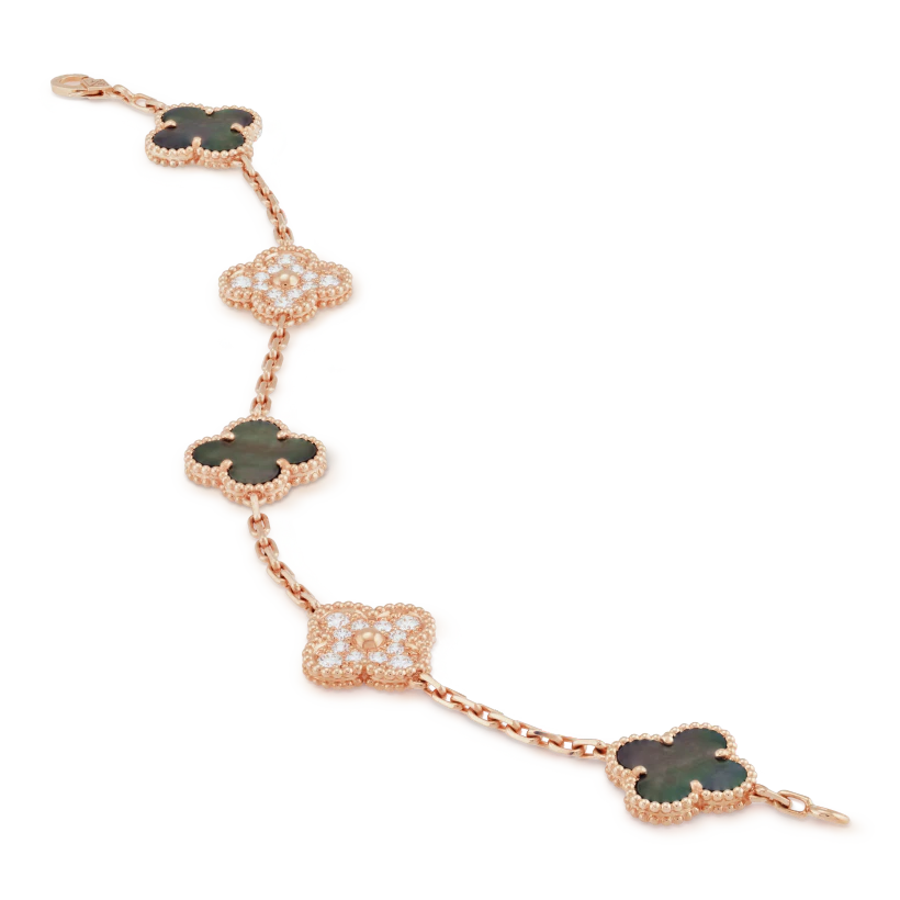 Vintage Alhambra bracelet, 5 motifs