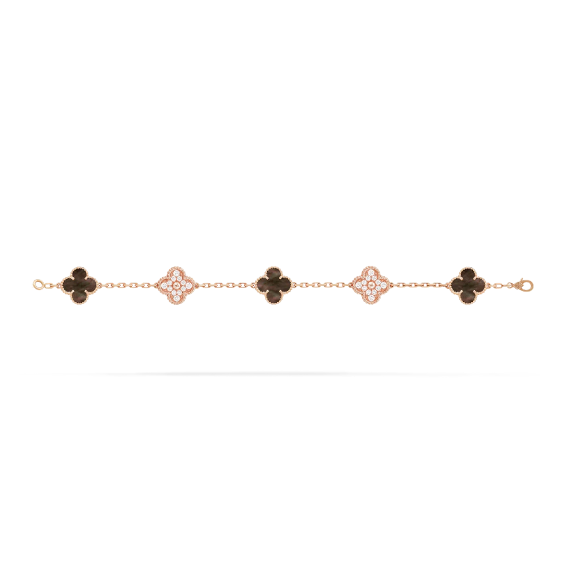 Vintage Alhambra bracelet, 5 motifs