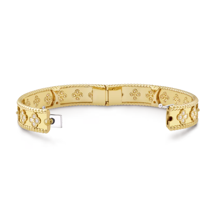 Perlée clovers bracelet, medium model