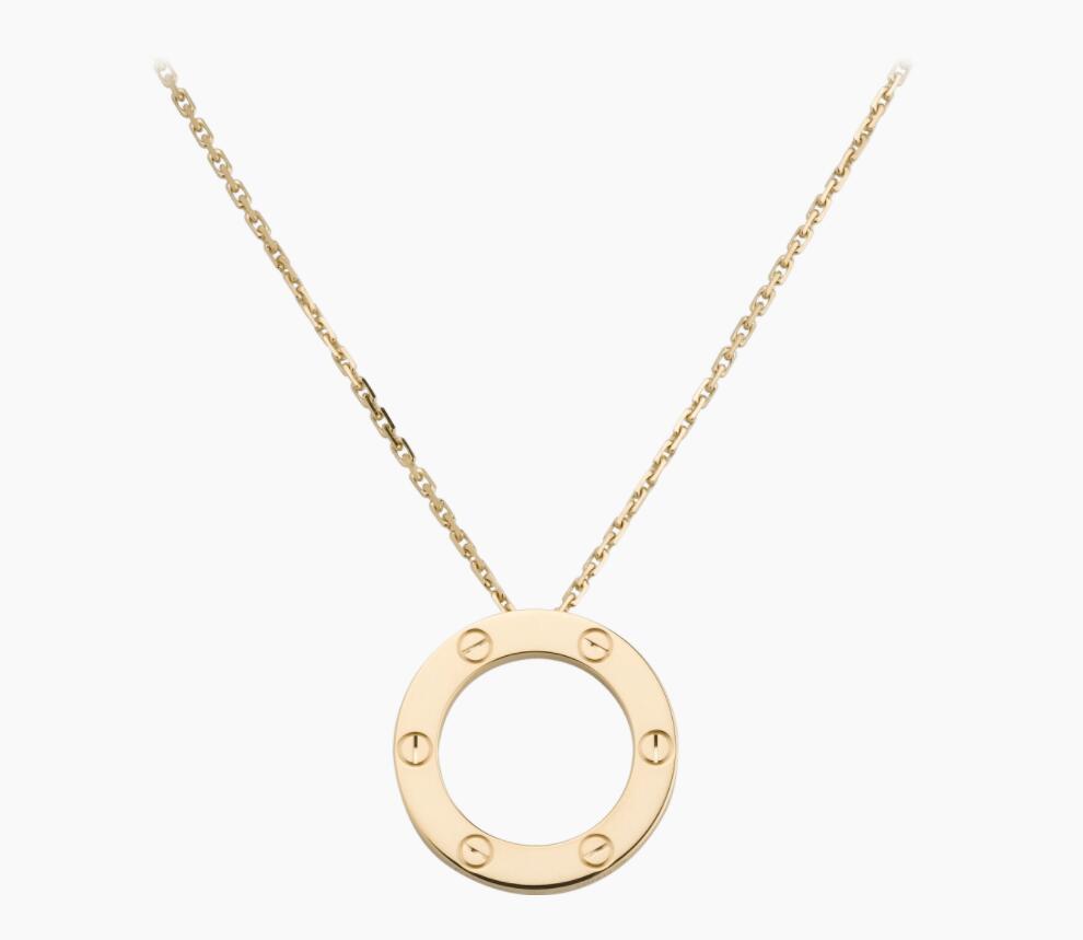 LOVE NECKLACE, 2 DIAMONDS