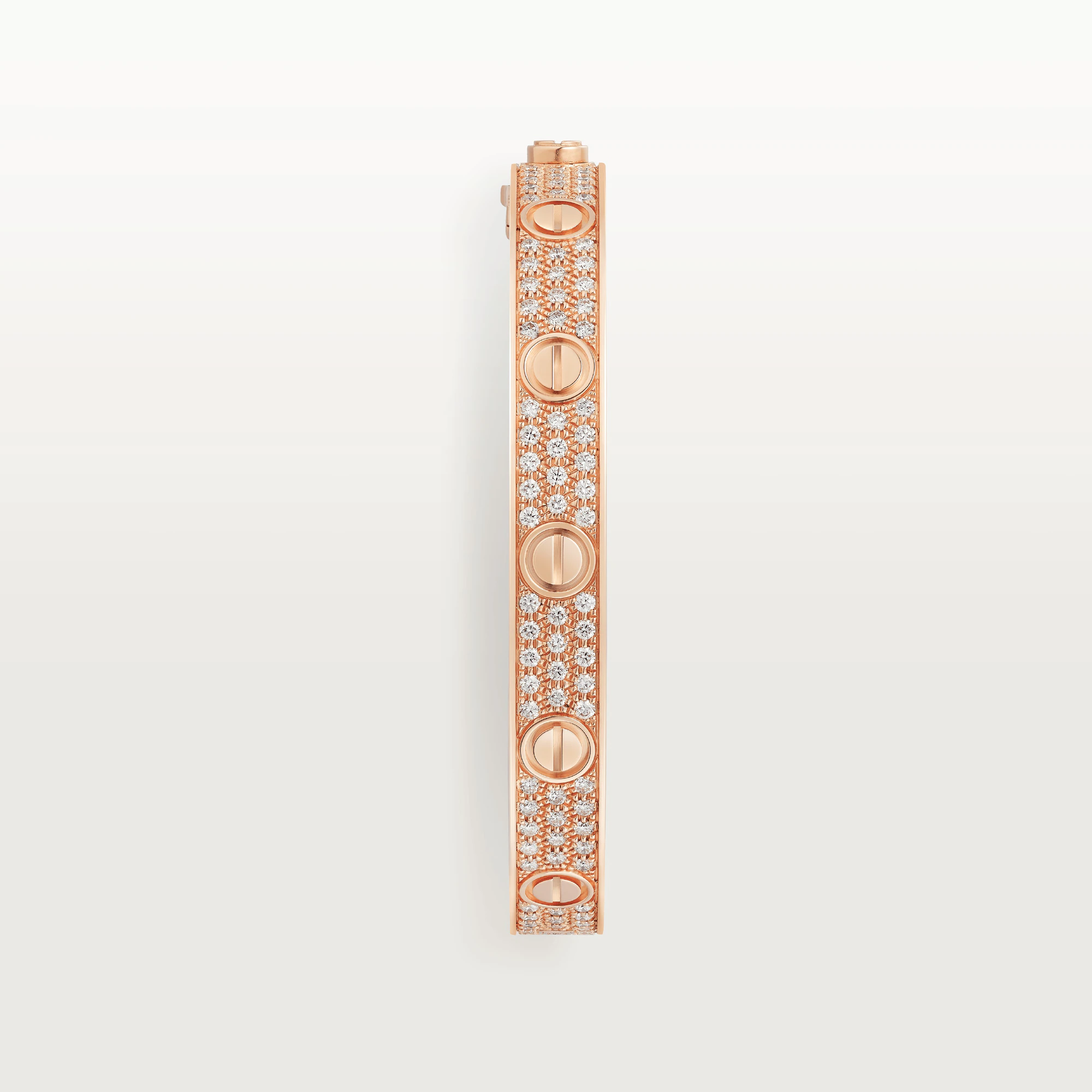 LOVE BRACELET, DIAMOND-PAVED