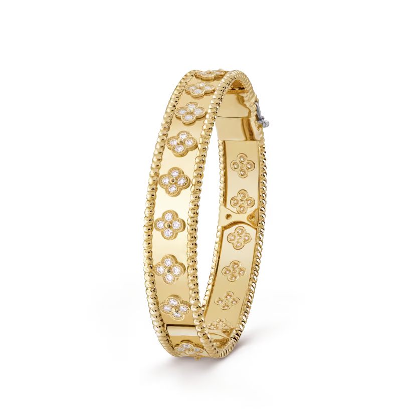 Perlée clovers bracelet, medium model