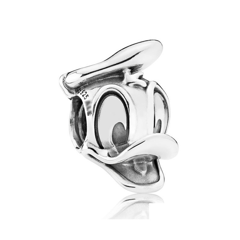 pan luxuryreplica S925 Silver Mouse Beads Di Sini Series Fixed Buckle Full Diamond Mickey Minnie DIY Accessories Beads