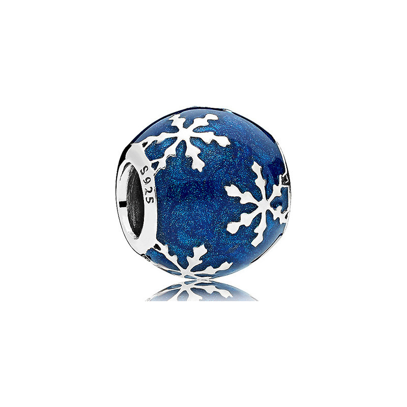 pan luxuryreplica 925 Silver Blue Series Heart of the Sea Dreamcatcher Hollow Pumpkin Car Hangers Beaded Beads