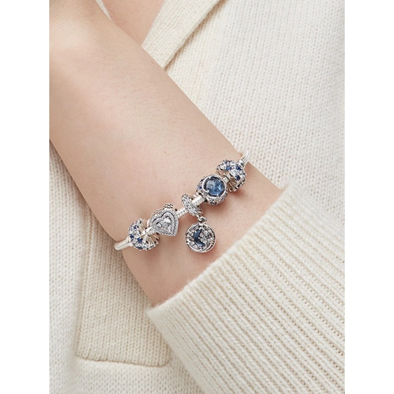 High Version pan luxuryreplica 925 Silver Cross-border Hot Sale Shining Star Picking Journey Bracelet Bracelet High Goods suit