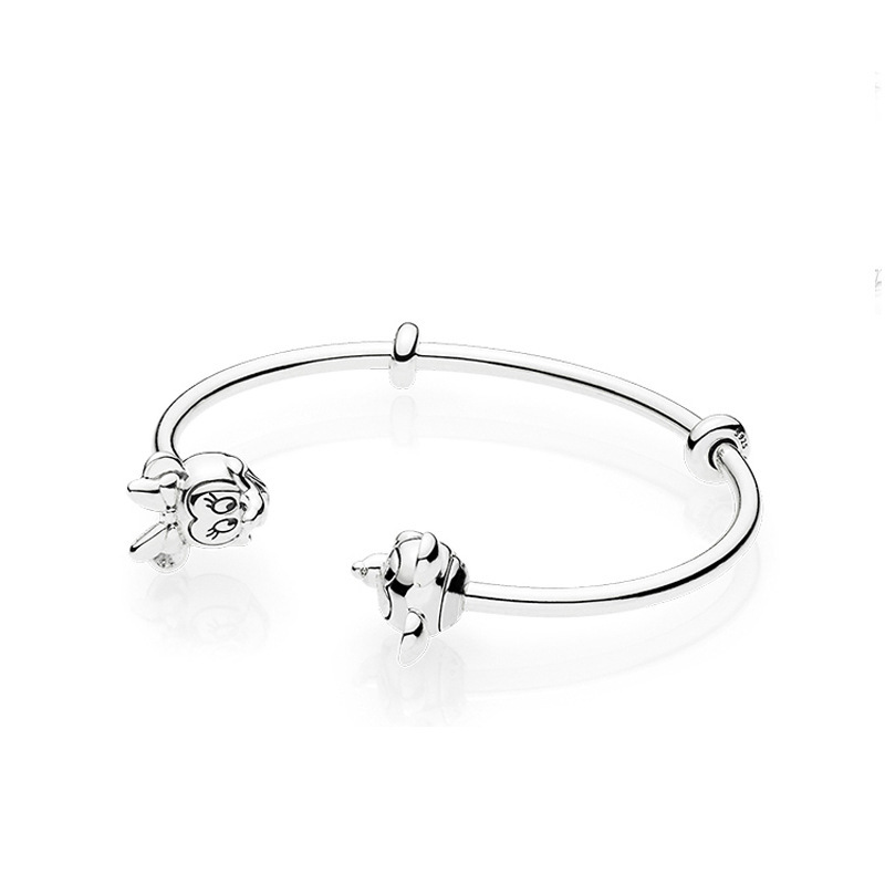 Factory direct pan luxuryreplica 925 sterling silver rose gold meteor opening bracelet DIY accessories basic chain bracelet