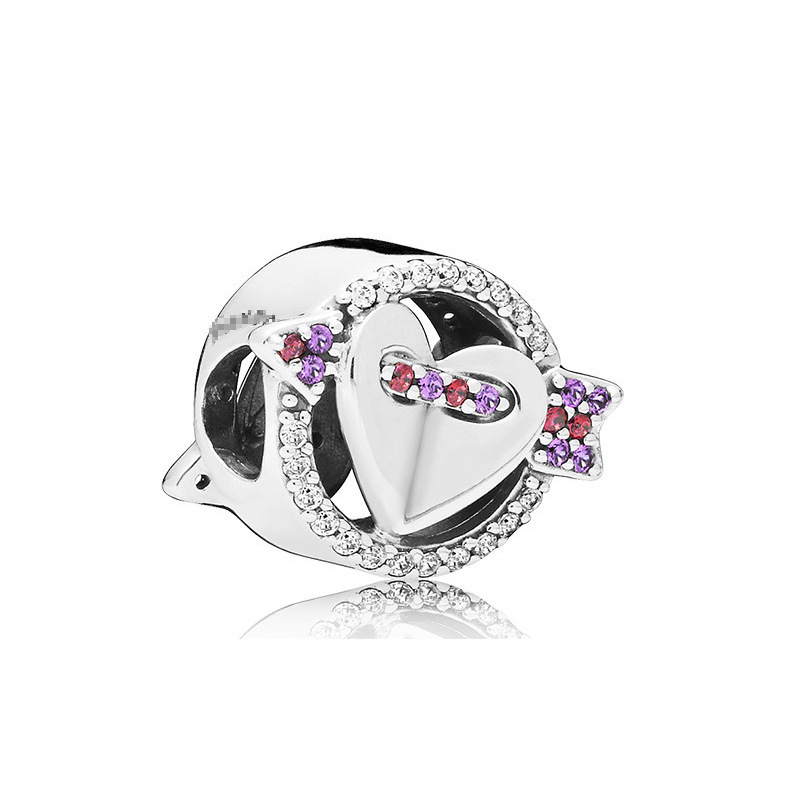 pan luxuryreplica Beads Bow Clover Gift Box Bag Hanging Beads DIY Accessories Beads 925 Sterling Silver