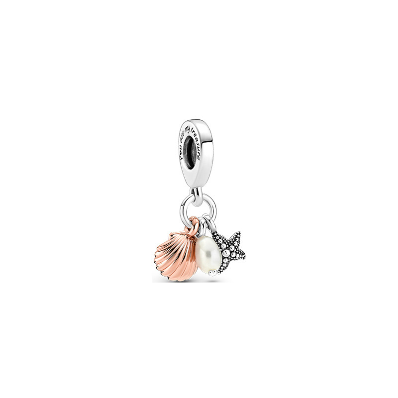pan  luxuryreplica Ocean Series Octopus Turtle Strawberry Cherry Fruit String Beads Hanging 925 Sterling Silver
