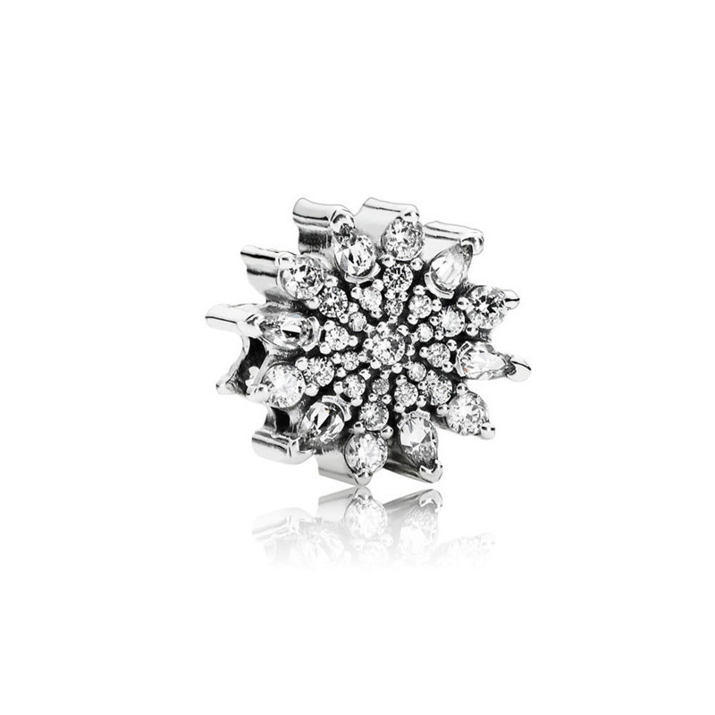 pan luxuryreplica 925 Silver Blue Series Heart of the Sea Dreamcatcher Hollow Pumpkin Car Hangers Beaded Beads