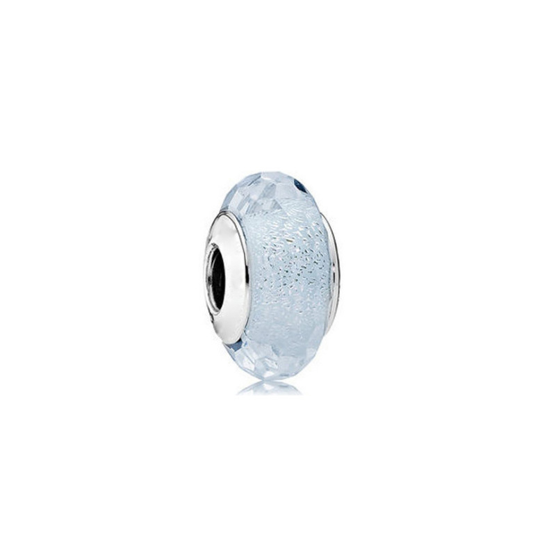 Factory direct pan luxuryreplica 925 sterling silver cutting surface flashing bubbles glazed beads beads DIY accessories loose beads