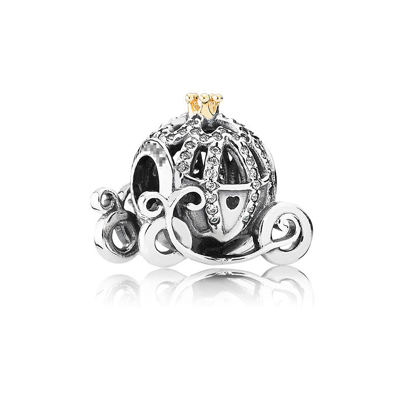 pan luxuryreplica 925 Silver Blue Series Heart of the Sea Dreamcatcher Hollow Pumpkin Car Hangers Beaded Beads