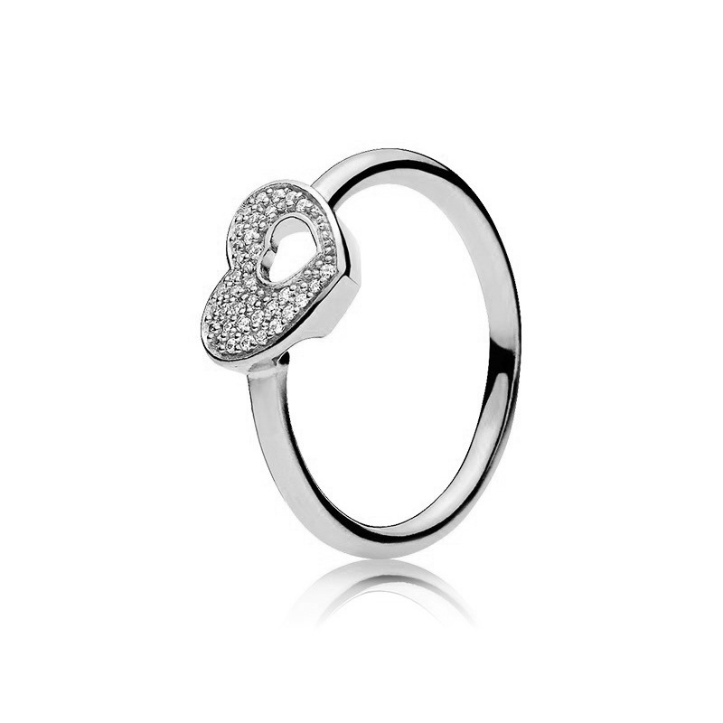 Factory direct pan luxuryreplica 925 sterling silver flowers four-leaf bright halo series lovers ring