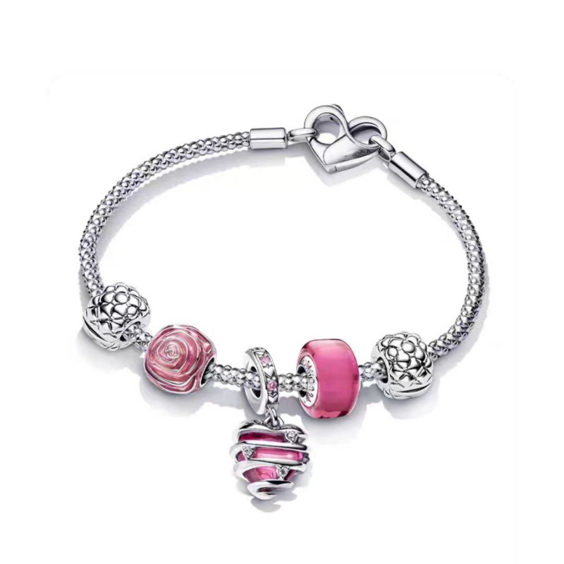 Cross-border Hot Pangjiadora S925 Silver Stars Fairy Tale Star Picking Travel Bracelet suit Fashion Elegant Bracelet for Women