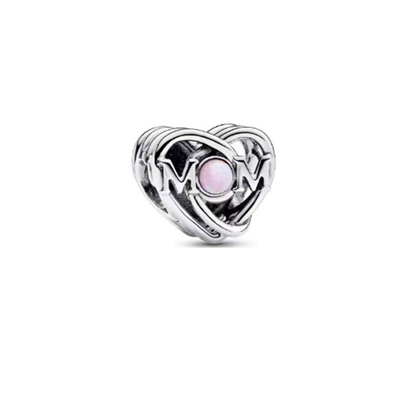 pan  luxuryreplica 925 Sterling Silver New Rose Stuart Mother's Day Collection Eternal Bead Pendant