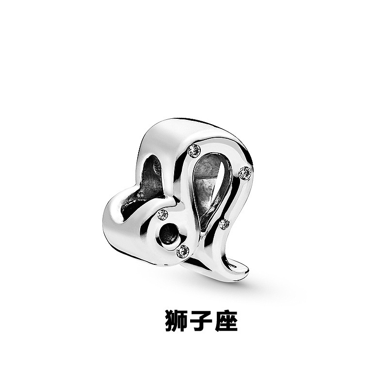 Factory direct pan luxuryreplica 925 sterling silver twelve constellation series Joker hanging beads DIY accessories loose beads