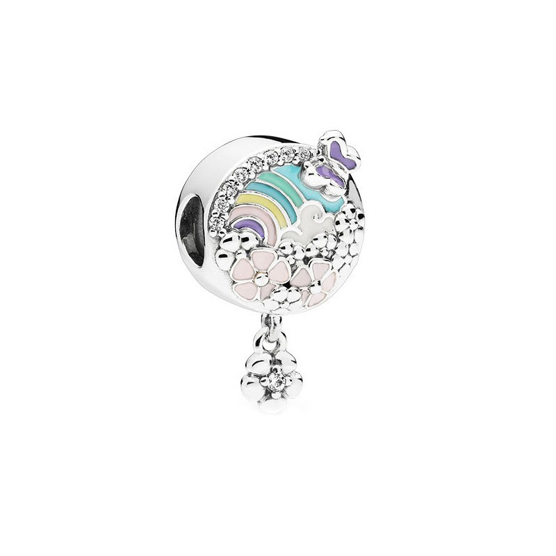 Factory direct pan luxuryreplica 925 silver four-leaf clover monkey bow hanging beads DIY accessories pendant beads