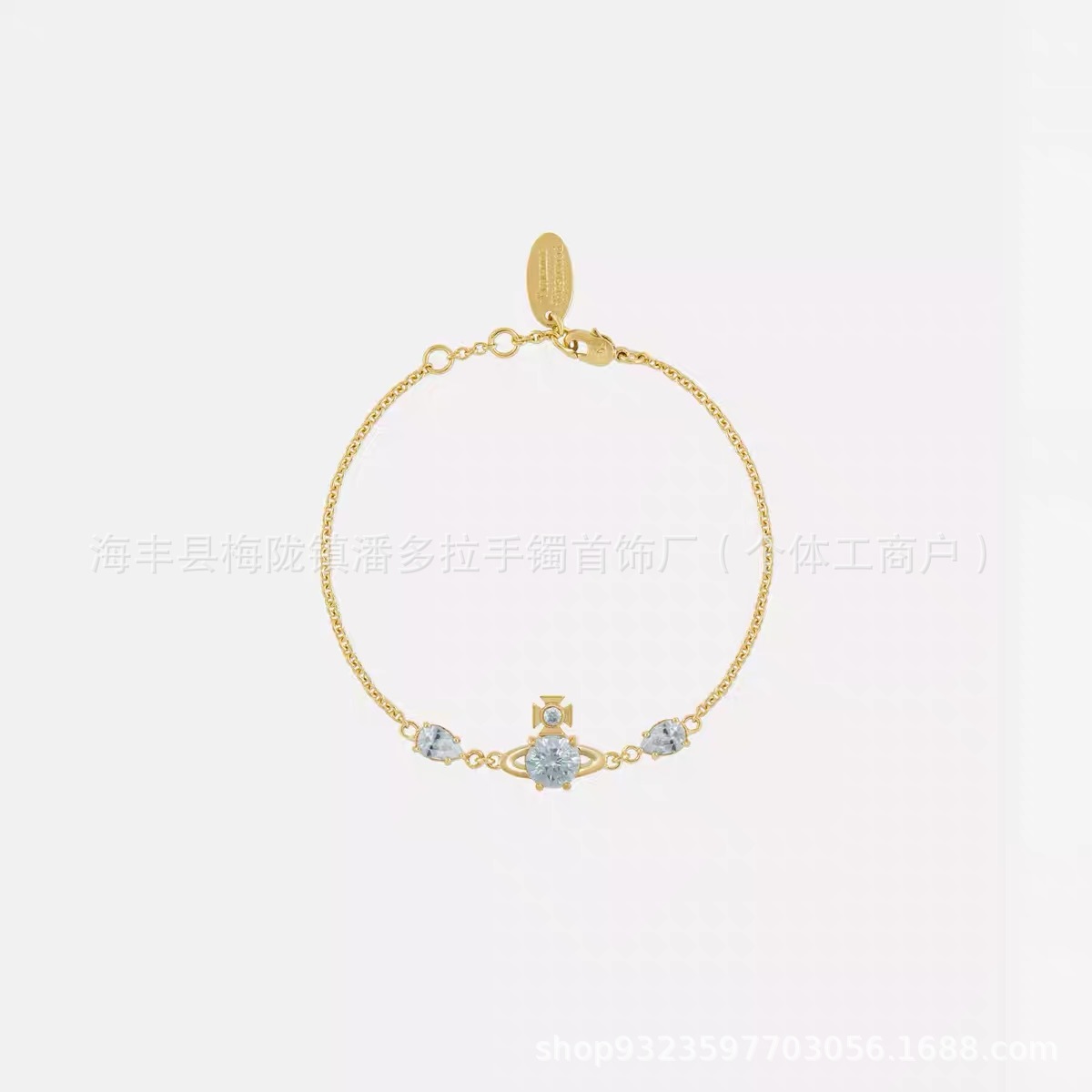 New High Version West Dowager 925 Sterling Silver Dream Catcher Necklace with Diamond Water Drop Hanging Elegant Earrings