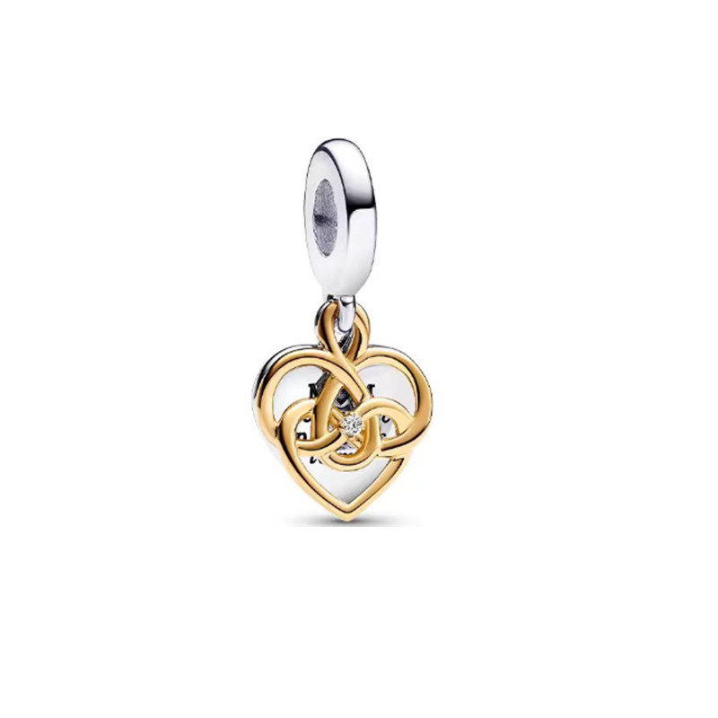 pan  luxuryreplica 925 Sterling Silver New Rose Stuart Mother's Day Collection Eternal Bead Pendant