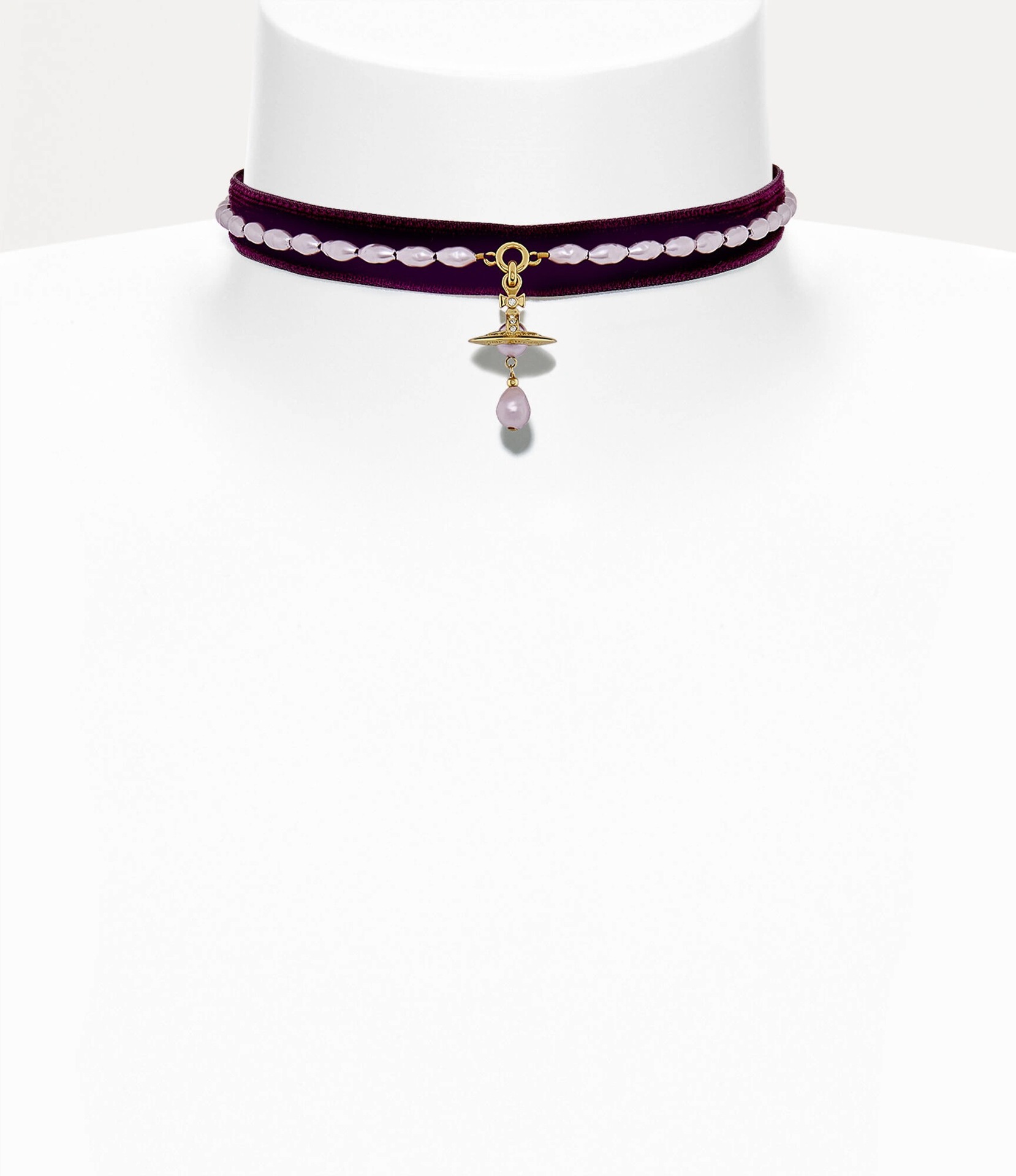 High Version 925 Empress Dowager Baroque Pearl Necklace Ballet Ribbon Chock Stereo Saturn Alien Pearl