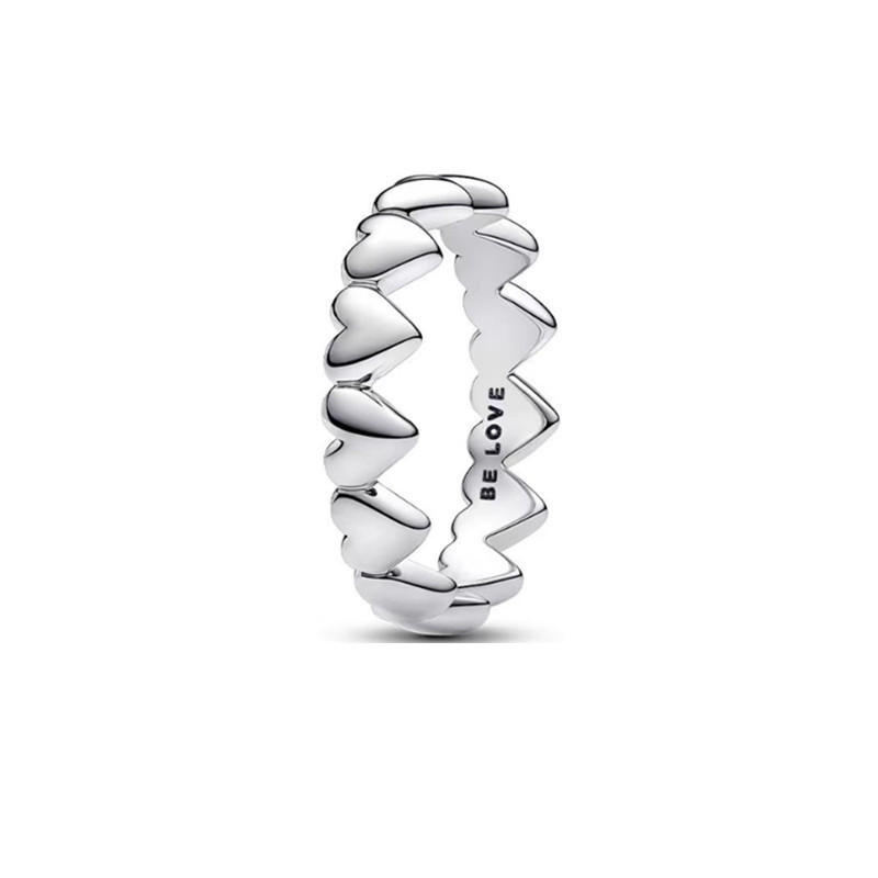 pan  luxuryreplica beads new love string ornaments rose gold pavé love two-in-one pendant 925 silver Tanabata gift