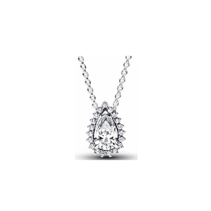 pan luxuryreplica Necklace 925 Sterling Silver Love Snow Pear Necklace New Foreign Trade Hot Sale Clavicle Chain