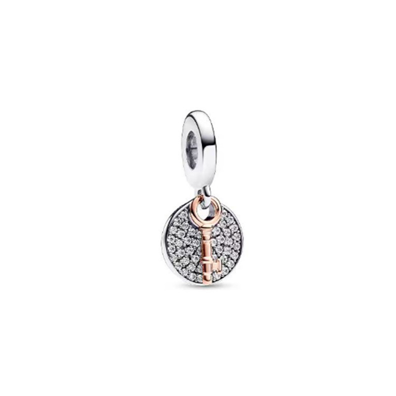 pan  luxuryreplica 925 Sterling Silver New Rose Stuart Mother's Day Collection Eternal Bead Pendant