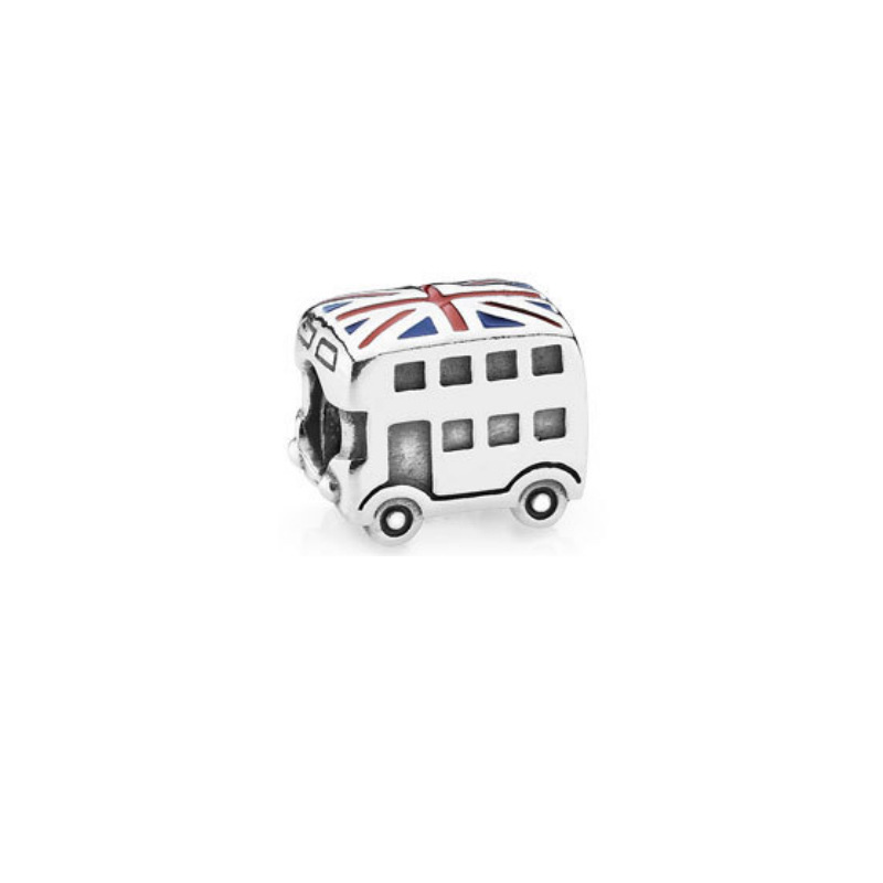 Factory direct pan luxuryreplica 925 silver four-leaf clover fixed buckle stroller hanging loose beads DIY accessories beads