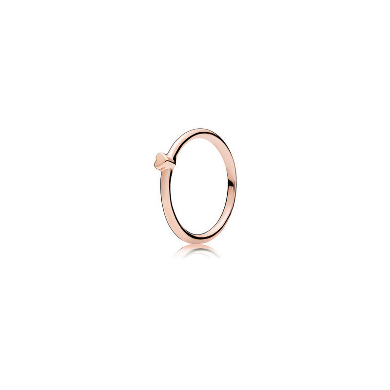 pan  luxuryreplica Rose Heart-to-Heart Love Bean Sprouts All-Match Couple Ring Matching Ring